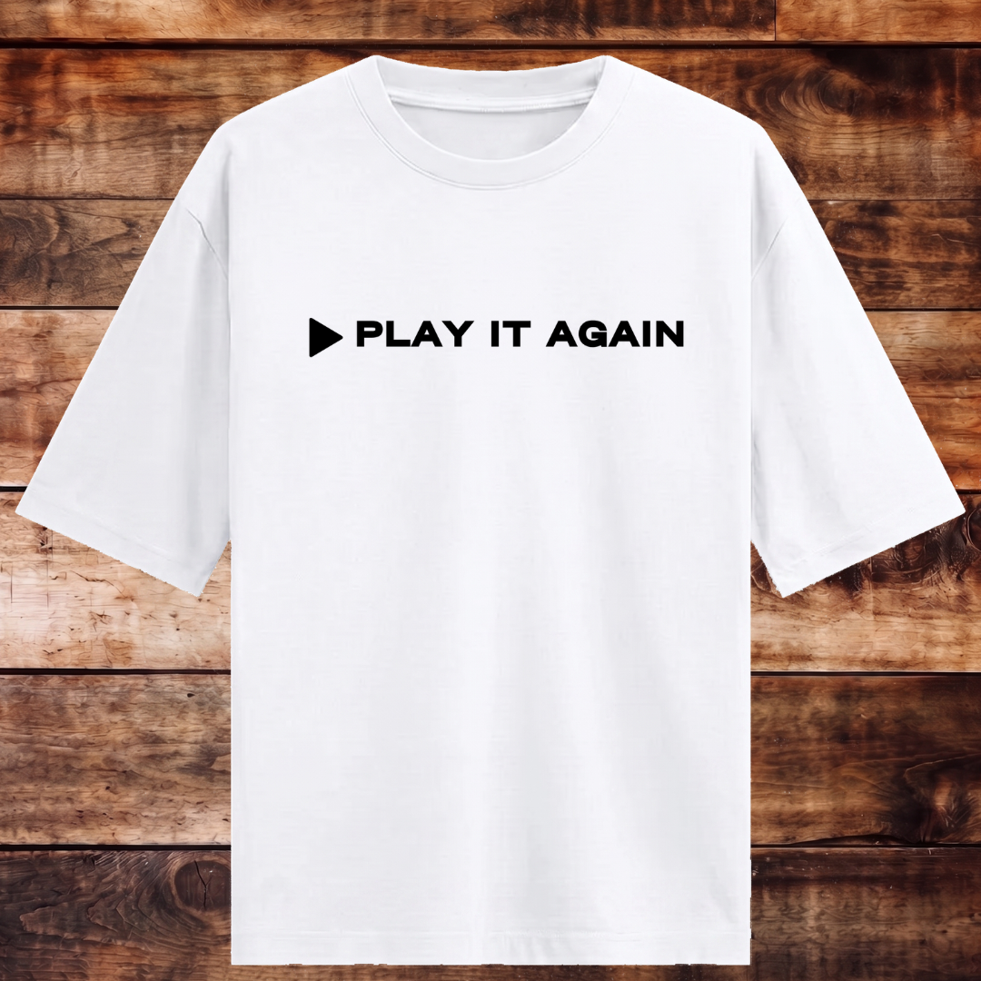 Play It Again Oversized T-shirt