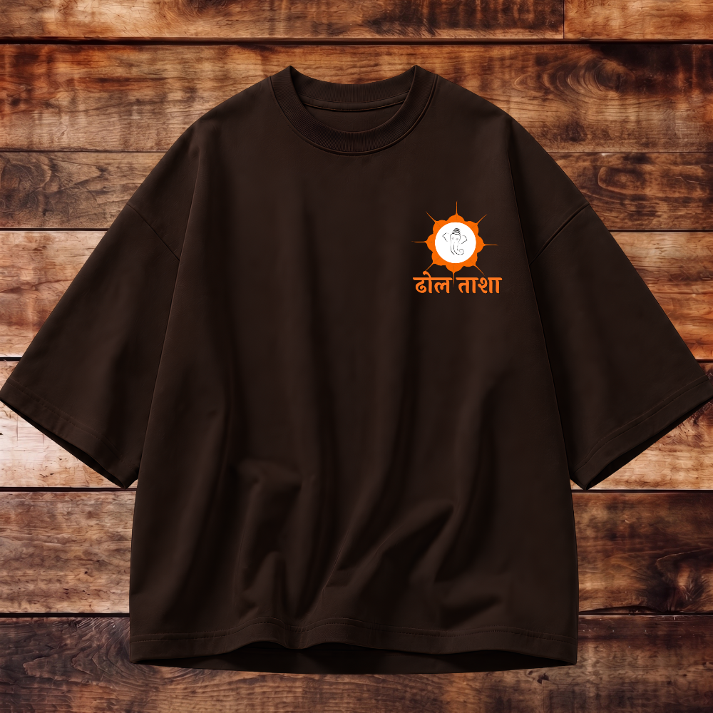 Dhol Tashancha Gajar Oversized Tee