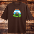 Guitar and Love for Travel Oversized Tshirt