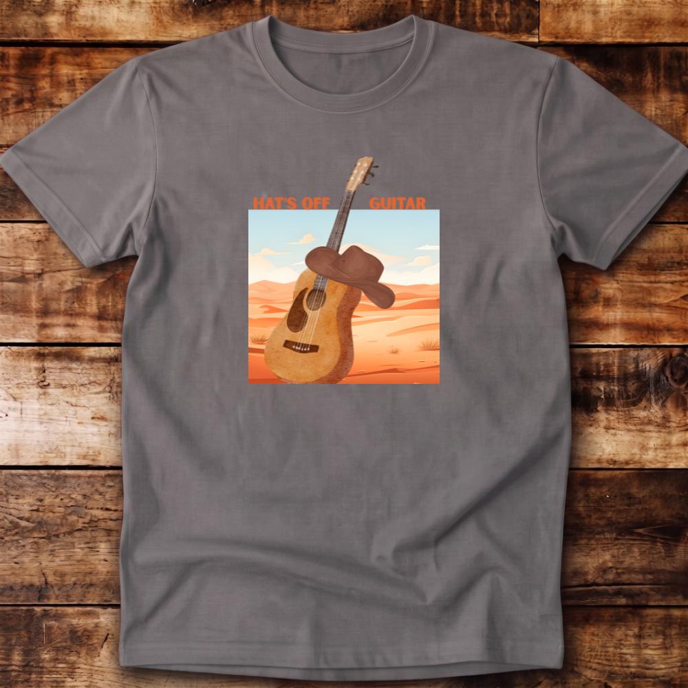 Hats Off guitar Relaxed Fit Unisex T-shirt