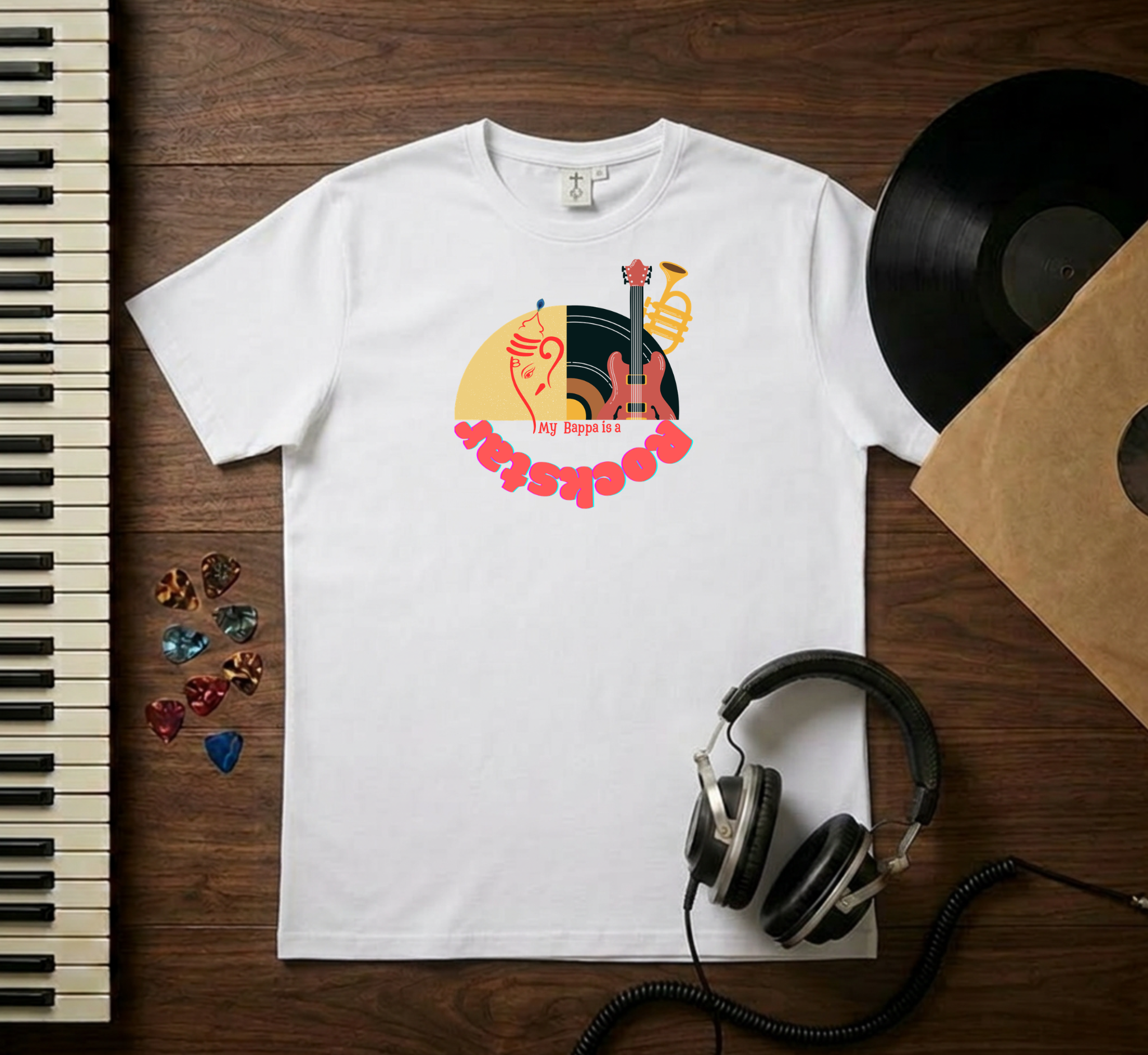 My Bappa is a Rockstar Relaxed Fit Unisex T-shirt
