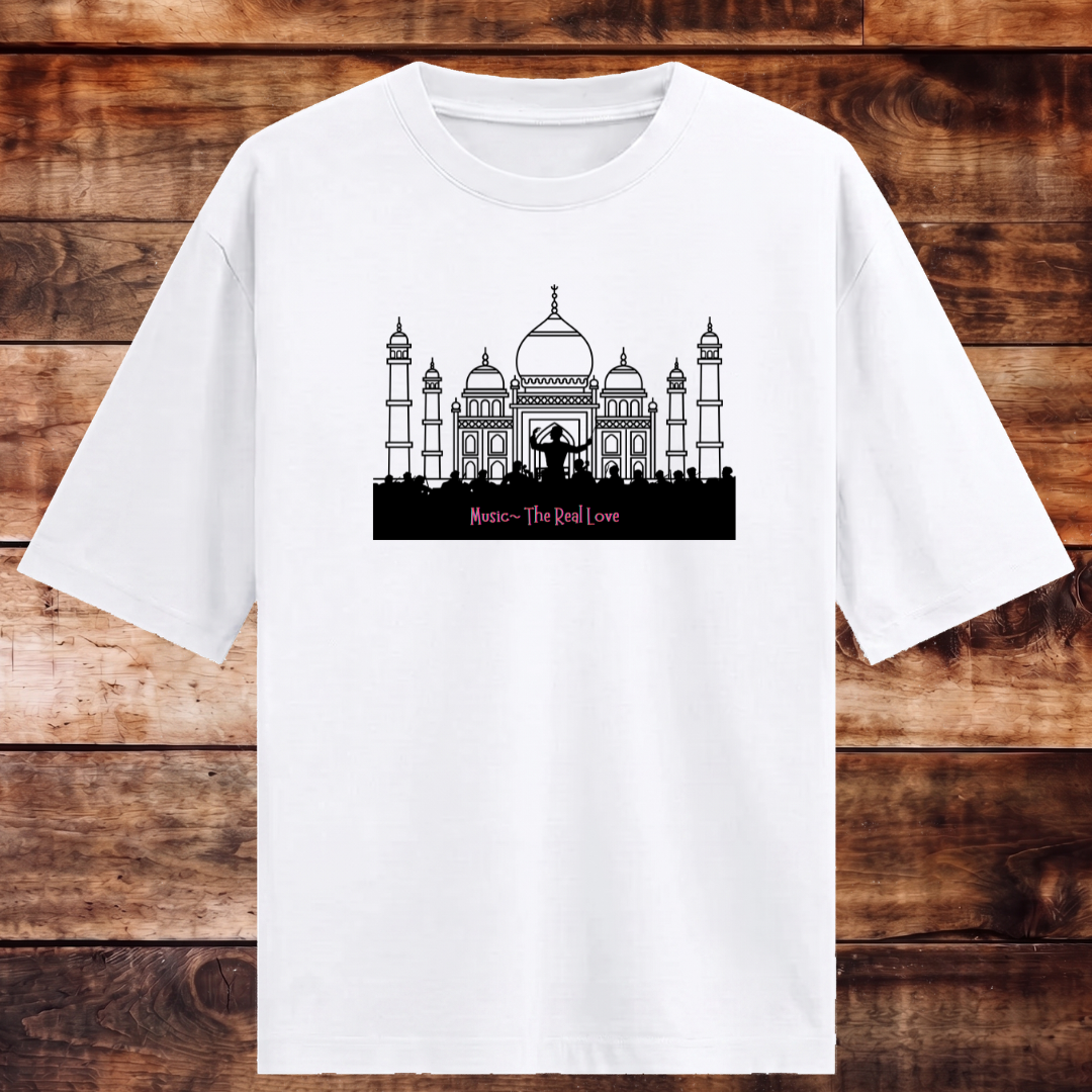 Music The Real Love  Oversized Tshirt