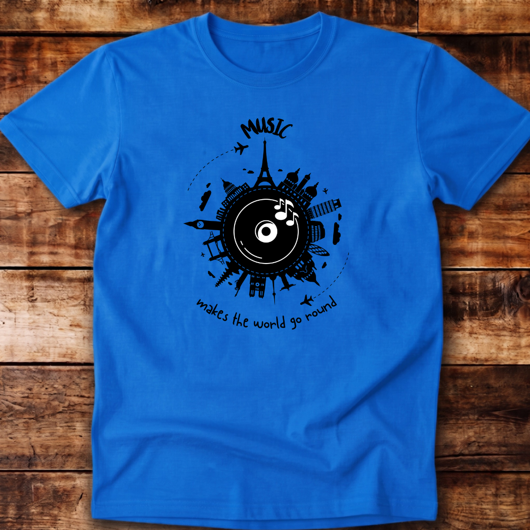 World Go Round Relaxed Fit Unisex T-shirt