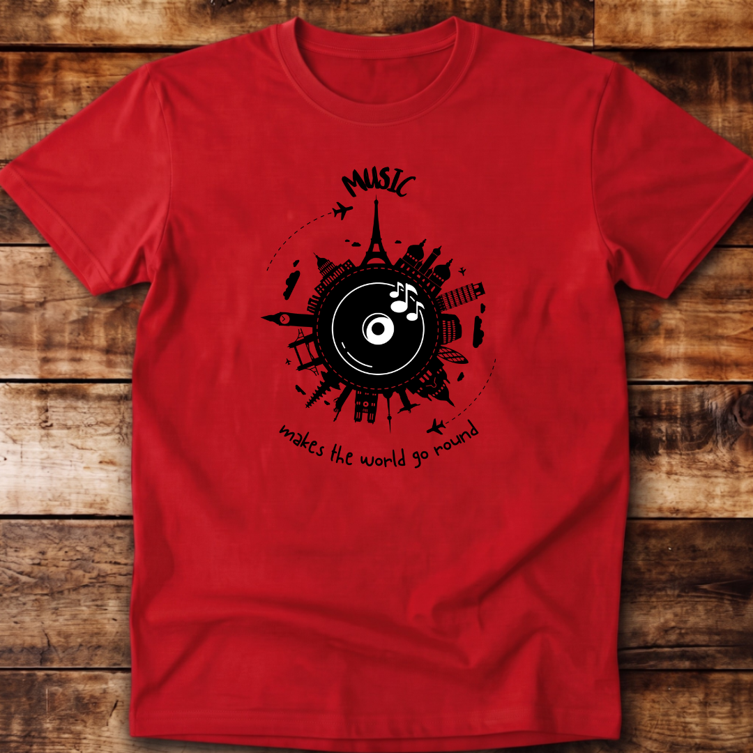 World Go Round Relaxed Fit Unisex T-shirt