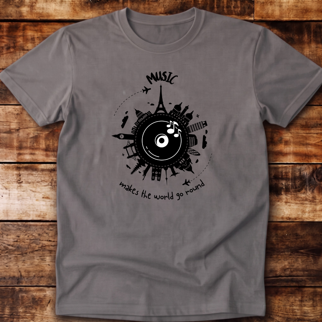 World Go Round Relaxed Fit Unisex T-shirt