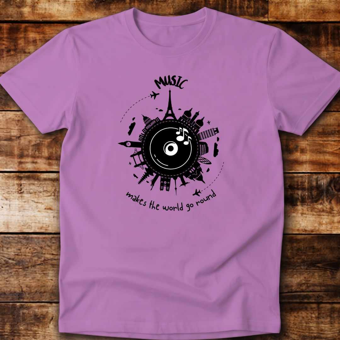 World Go Round Relaxed Fit Unisex T-shirt