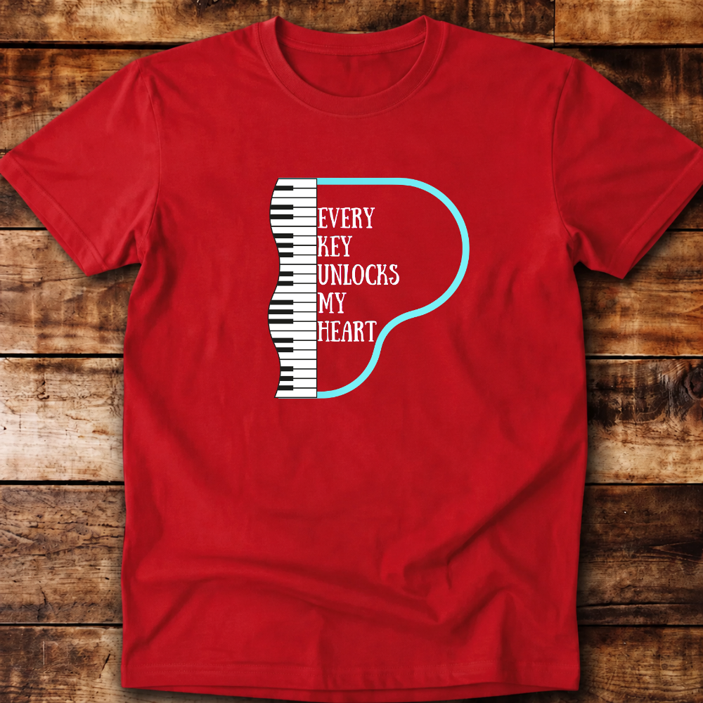 Every Key Unlocks My Heart Relaxed Tee