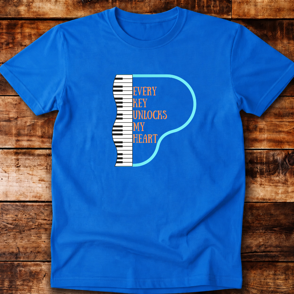 Every Key Unlocks My Heart Relaxed Tee