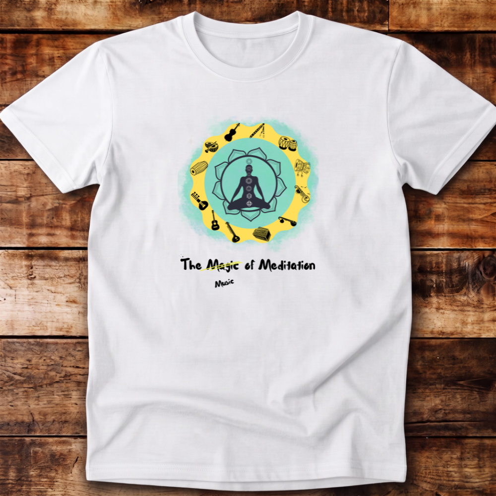 Meditate with Music Relaxed Fit Unisex T-shirt