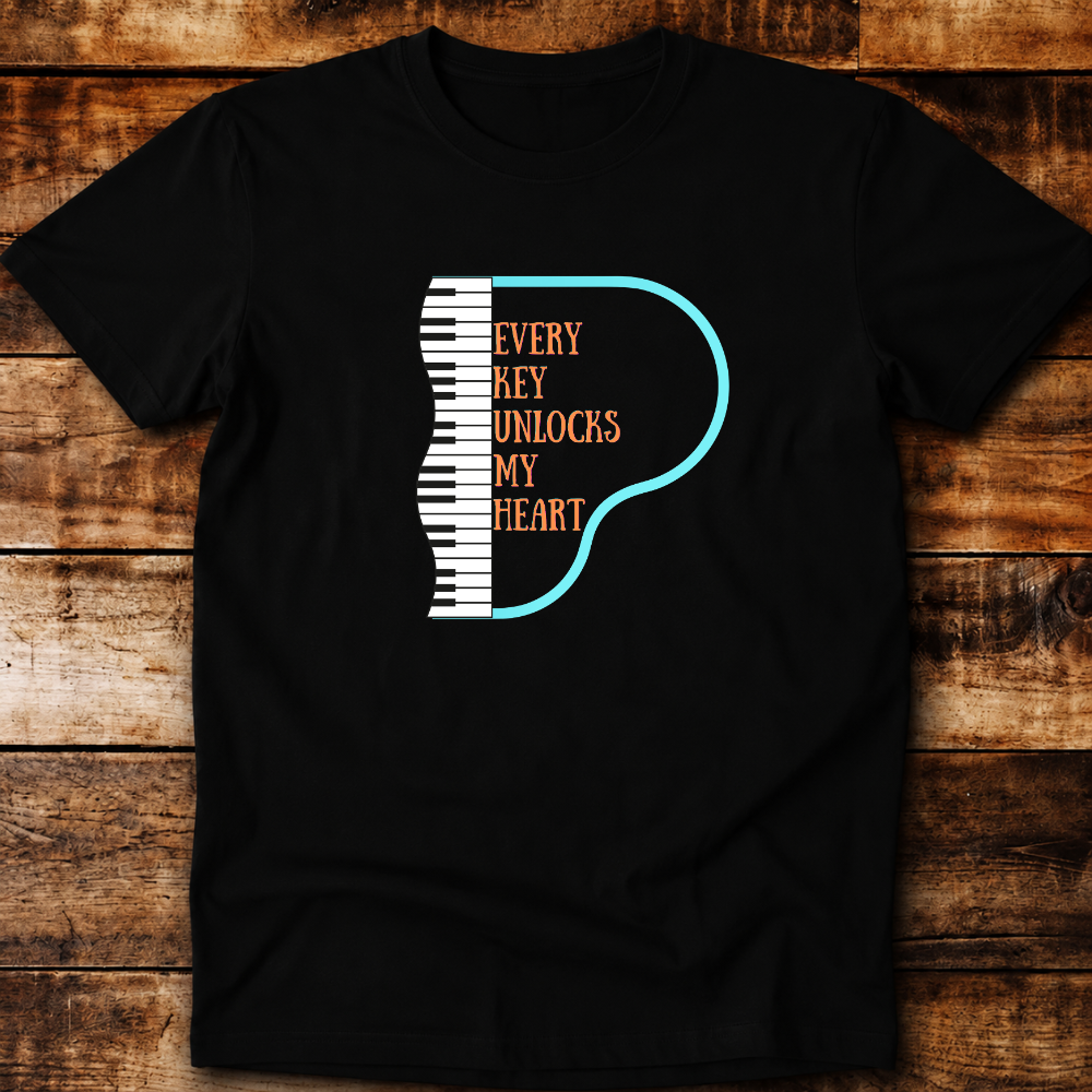 Every Key Unlocks My Heart Relaxed Tee