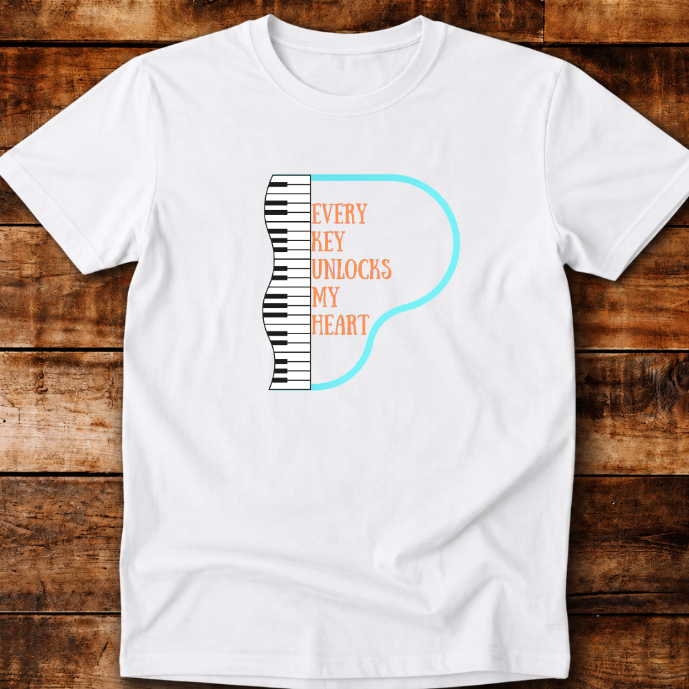 Every Key Unlocks My Heart Relaxed Tee