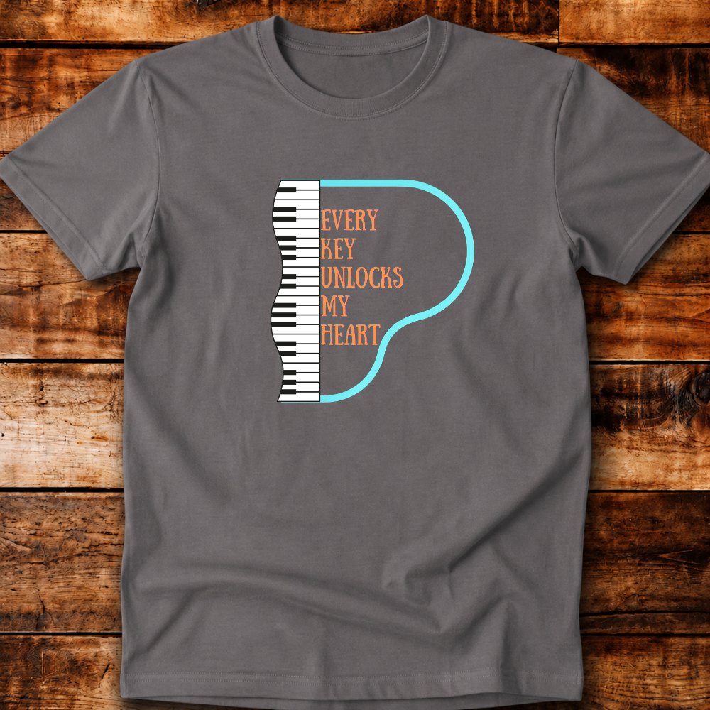 Every Key Unlocks My Heart Relaxed Tee