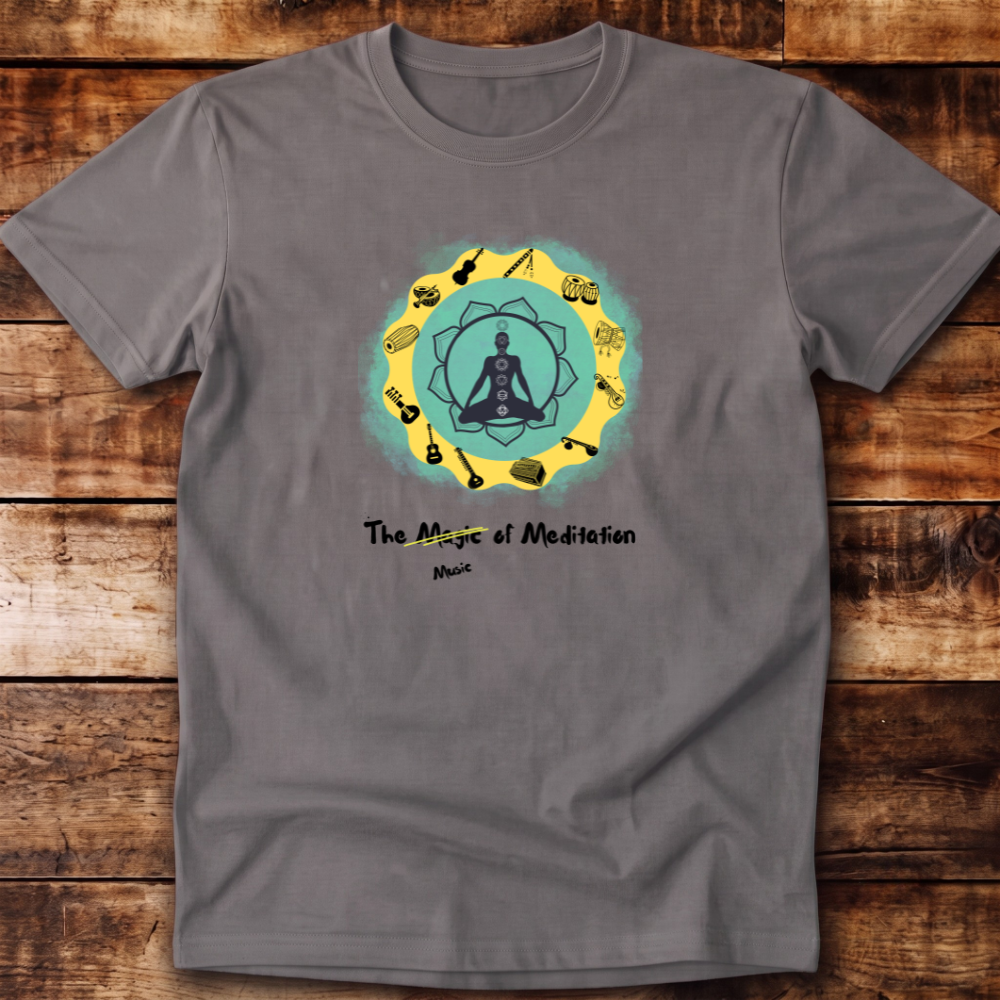 Meditate with Music Relaxed Fit Unisex T-shirt