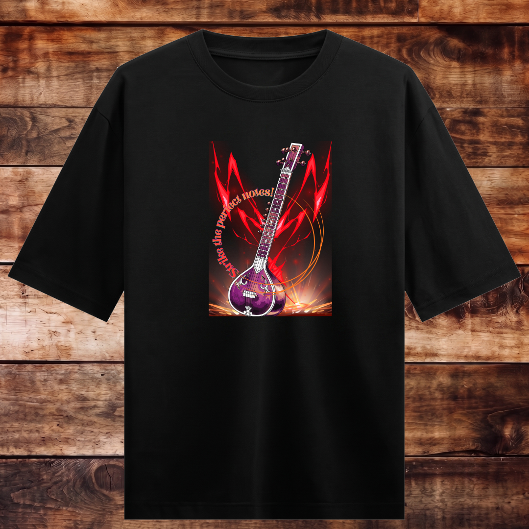 Strike the Perfect Notes Oversized T-shirt
