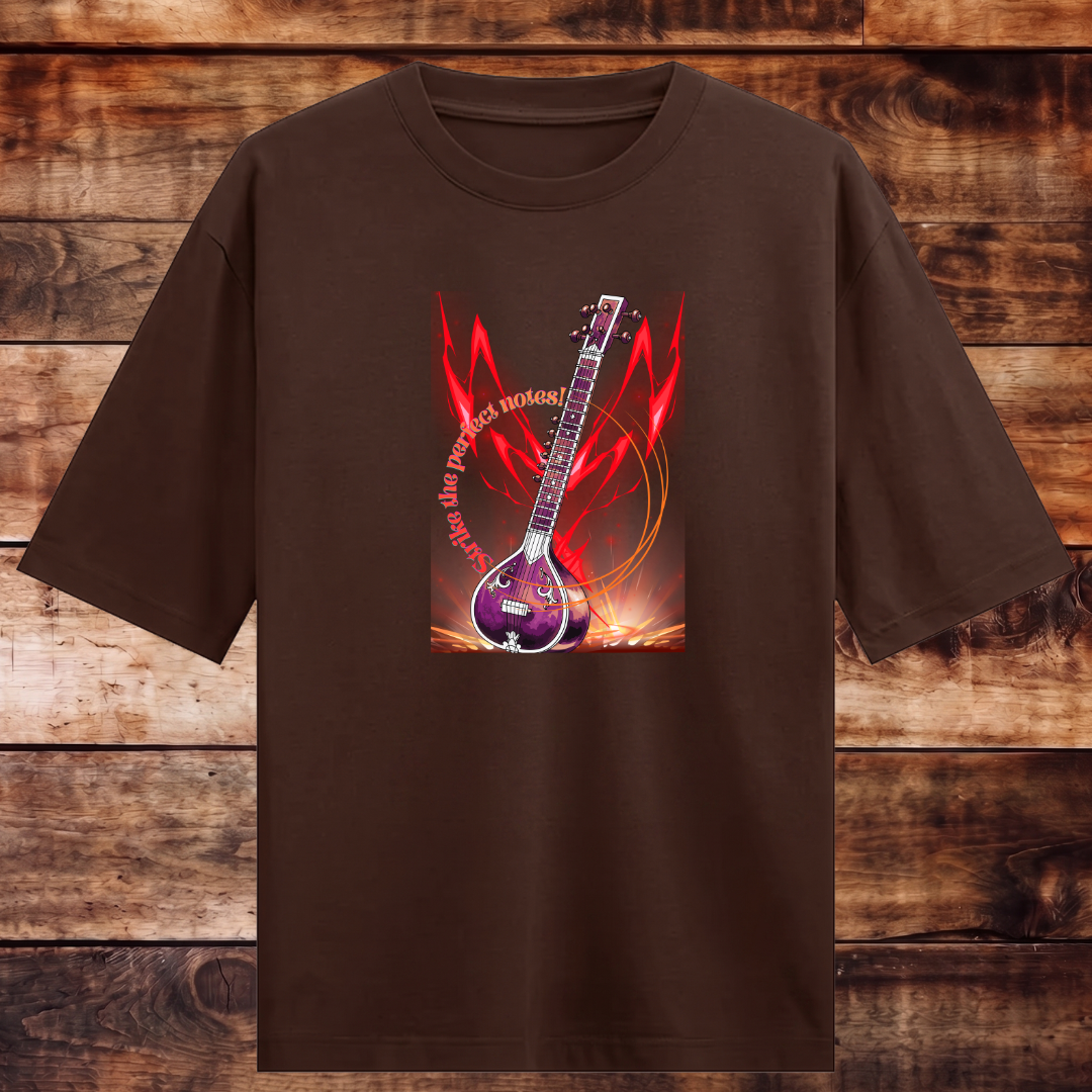Strike the Perfect Notes Oversized T-shirt