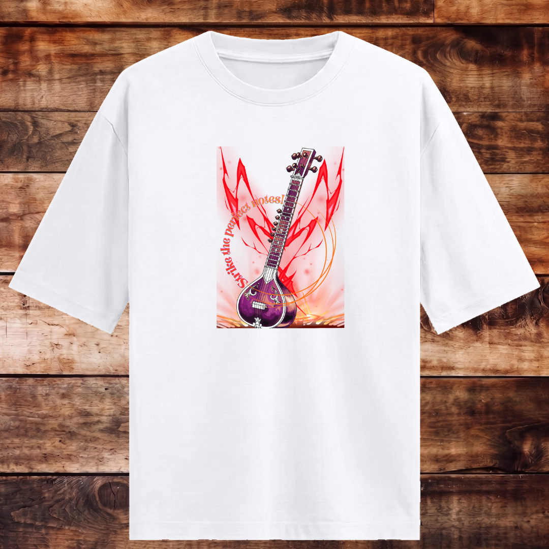 Strike the Perfect Notes Oversized T-shirt