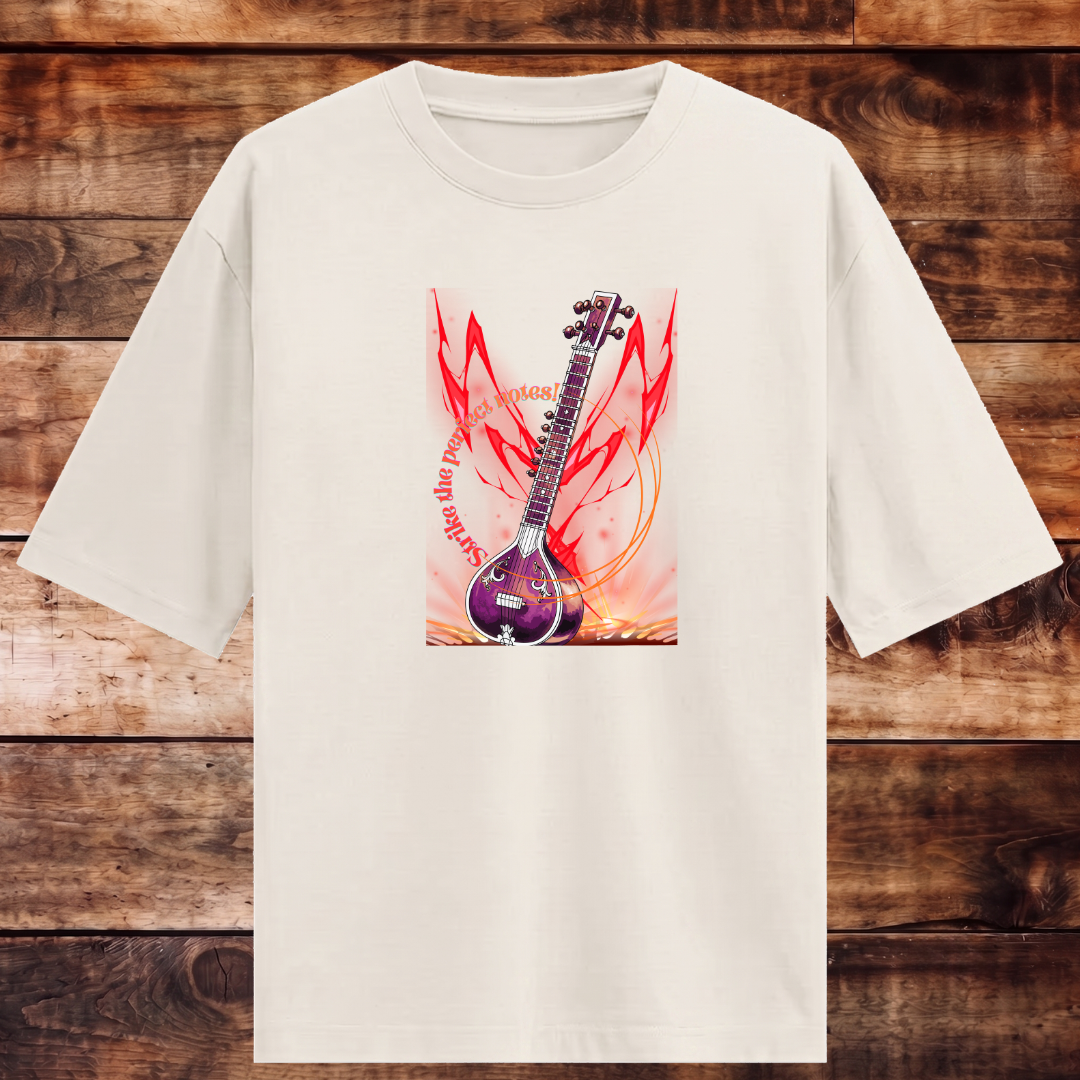 Strike the Perfect Notes Oversized T-shirt
