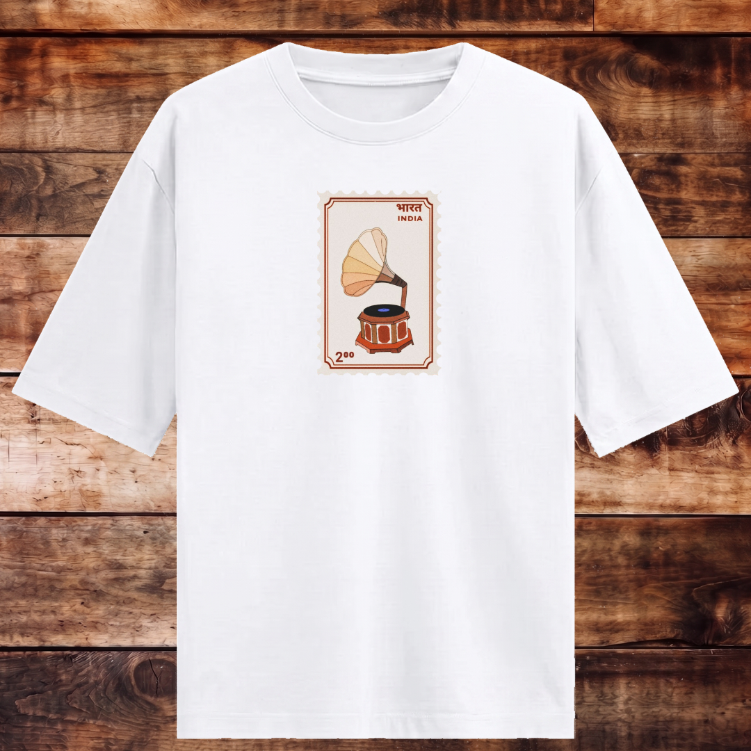 Timeless Gramophone Oversized T-shirt