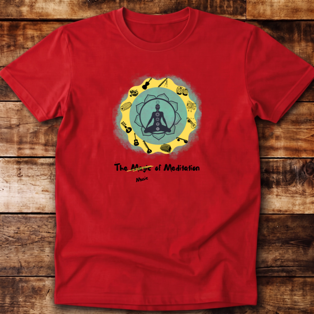 Meditate with Music Relaxed Fit Unisex T-shirt