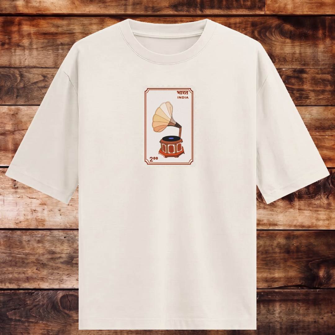 Timeless Gramophone Oversized T-shirt