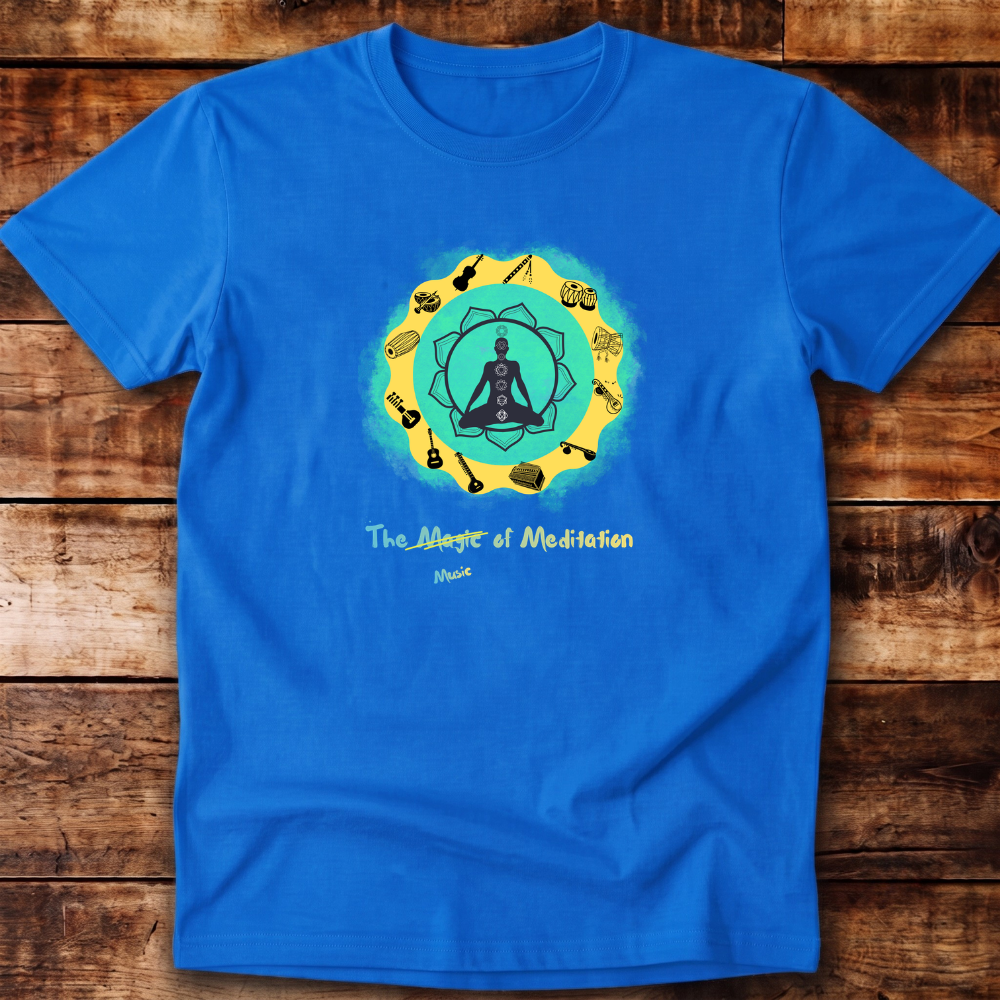 Meditate with Music Relaxed Fit Unisex T-shirt