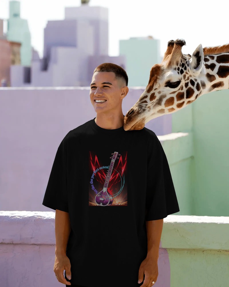 comfortable-loose-fitting-tshirt-mockup-perfect-for-casual-wear-daily-outdoor-activities-style-02730 Strike the Perfect Notes - Image 1